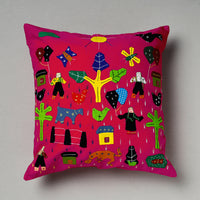 Applique Work Cushion Cover