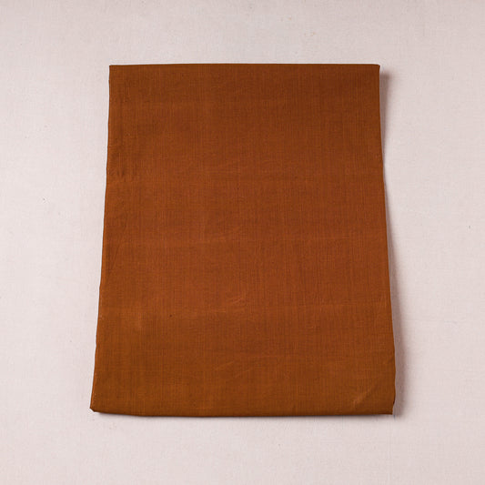 Brown - Mangalagiri Handloom Cotton Precut Fabric - (1 meter)