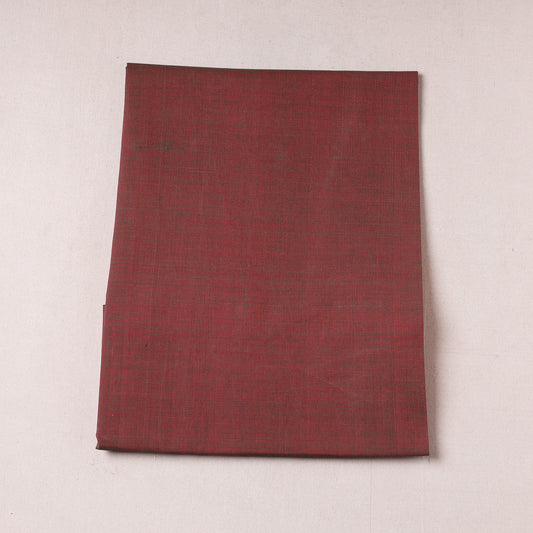 Maroon - Mangalagiri Handloom Cotton Precut Fabric - (0.8 meter)