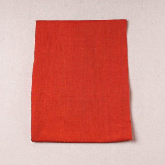 Red - Mangalagiri Handloom Cotton Precut Fabric - (0.9 meter)