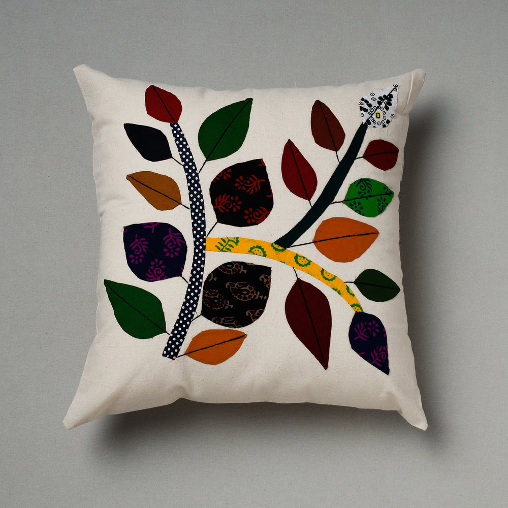 Applique Work Cushion Cover