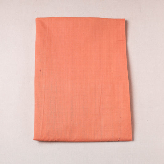 Orange - Mangalagiri Handloom Cotton Precut Fabric - (1.7 meter)
