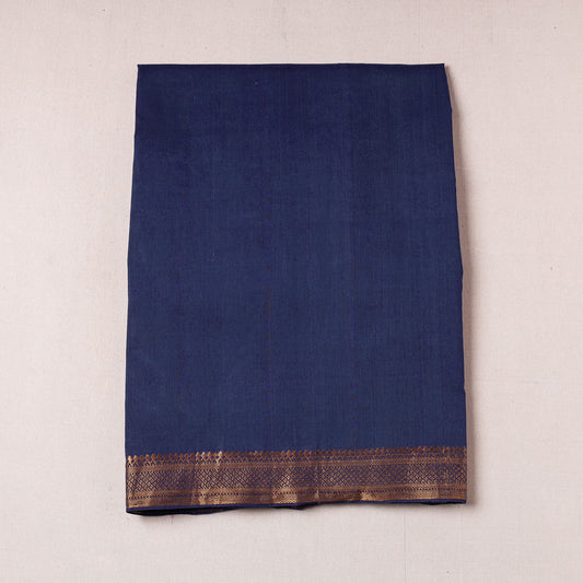 Blue - Mangalagiri Handloom Cotton Precut Fabric