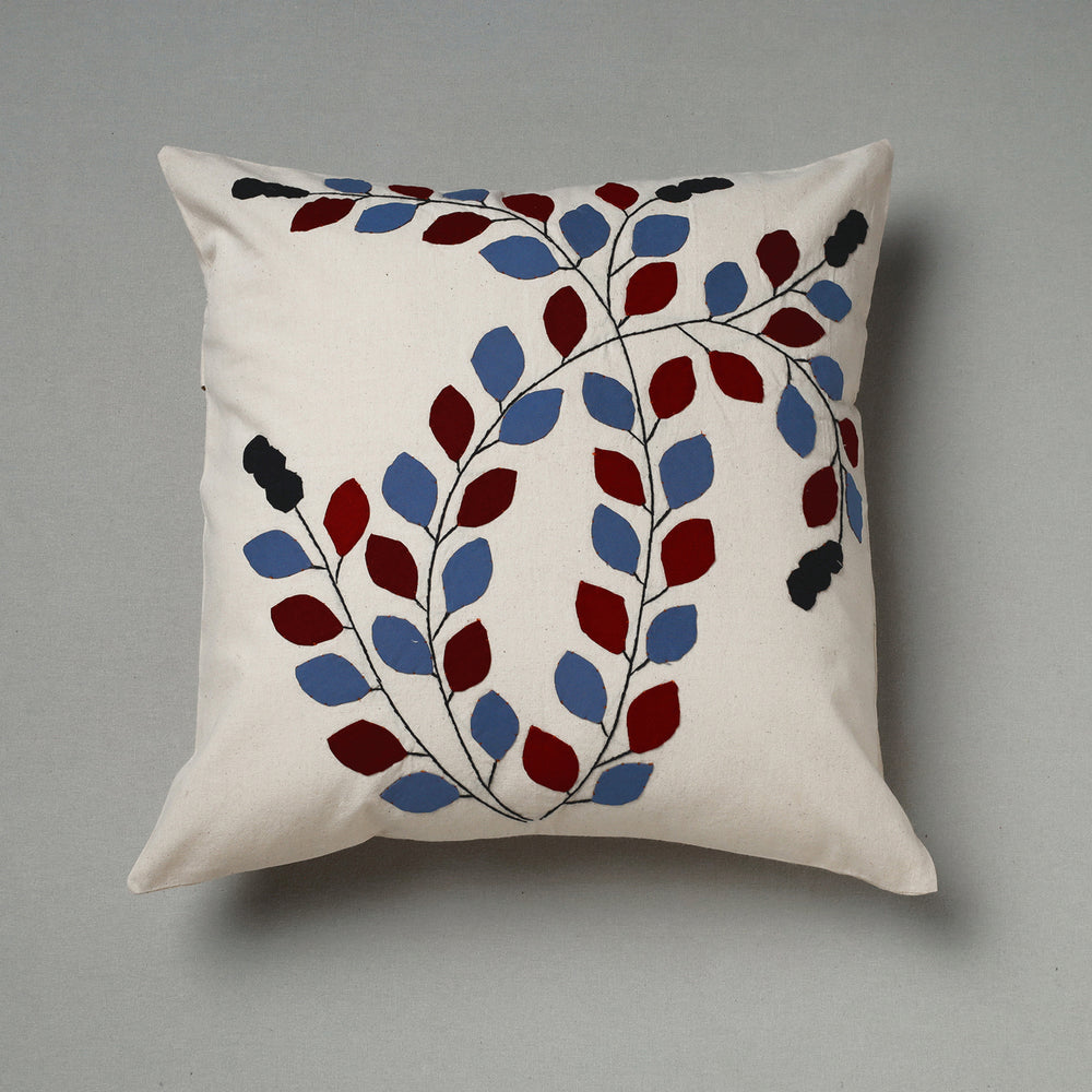 Applique Work Cushion Cover