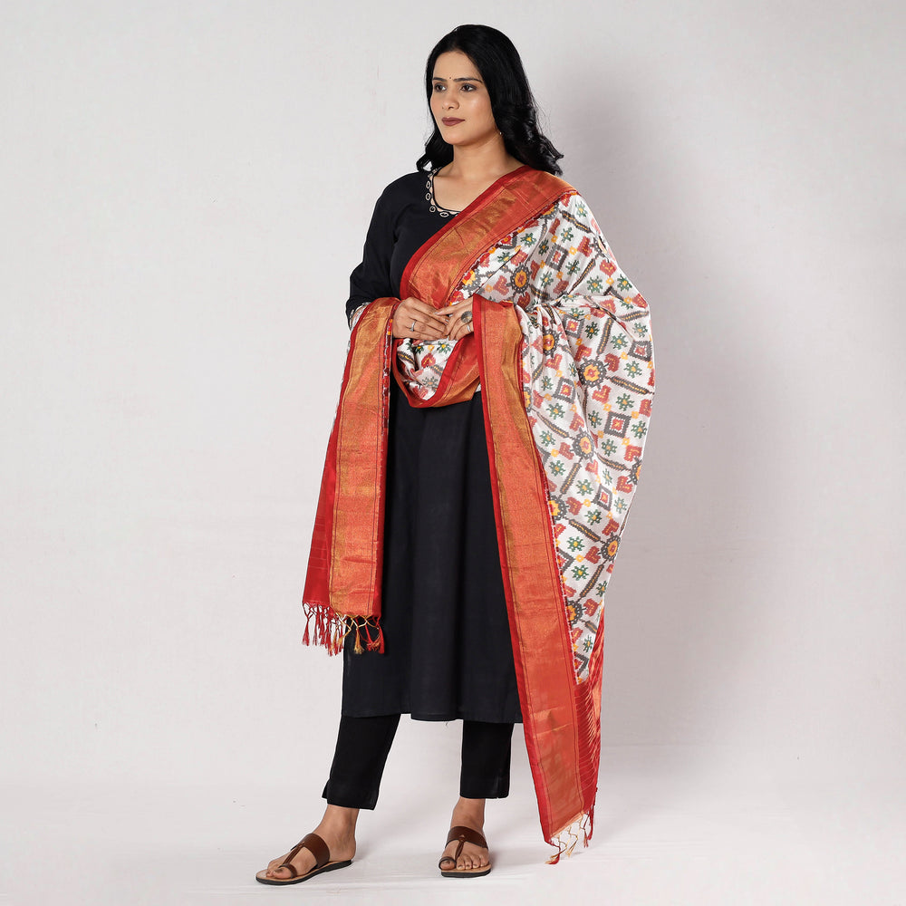 pochampally ikat dupatta