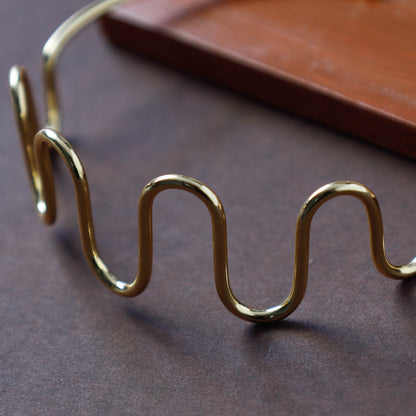Brass Metal Handcrafted Bangle (Adjustable)