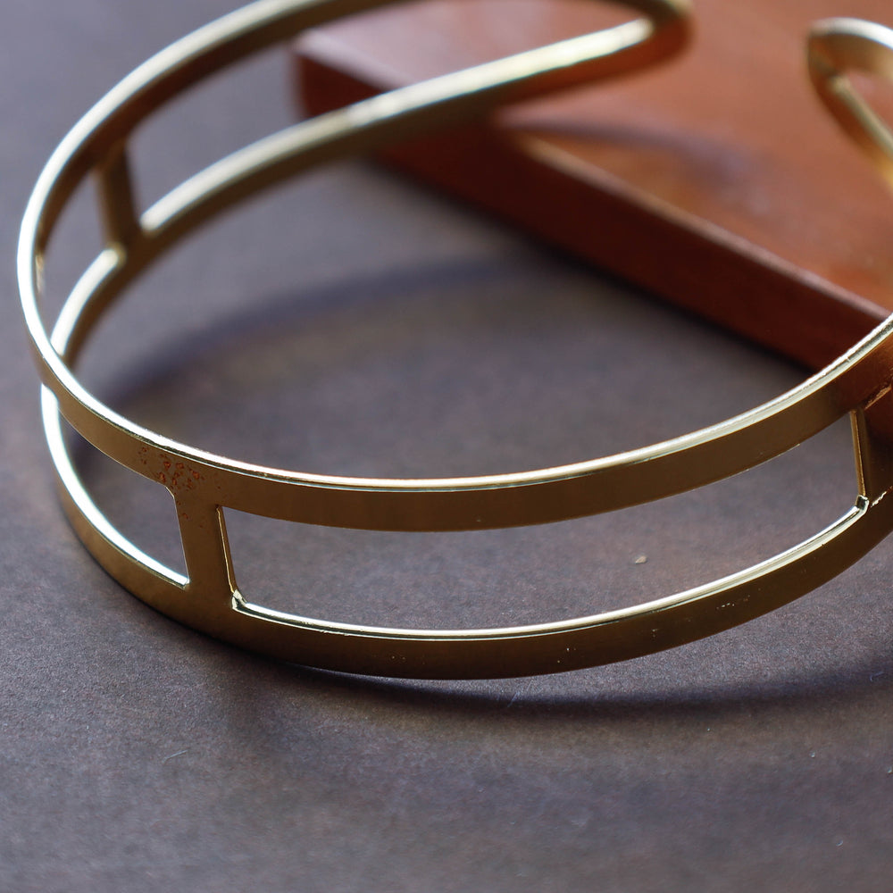 copper & brass bangle 