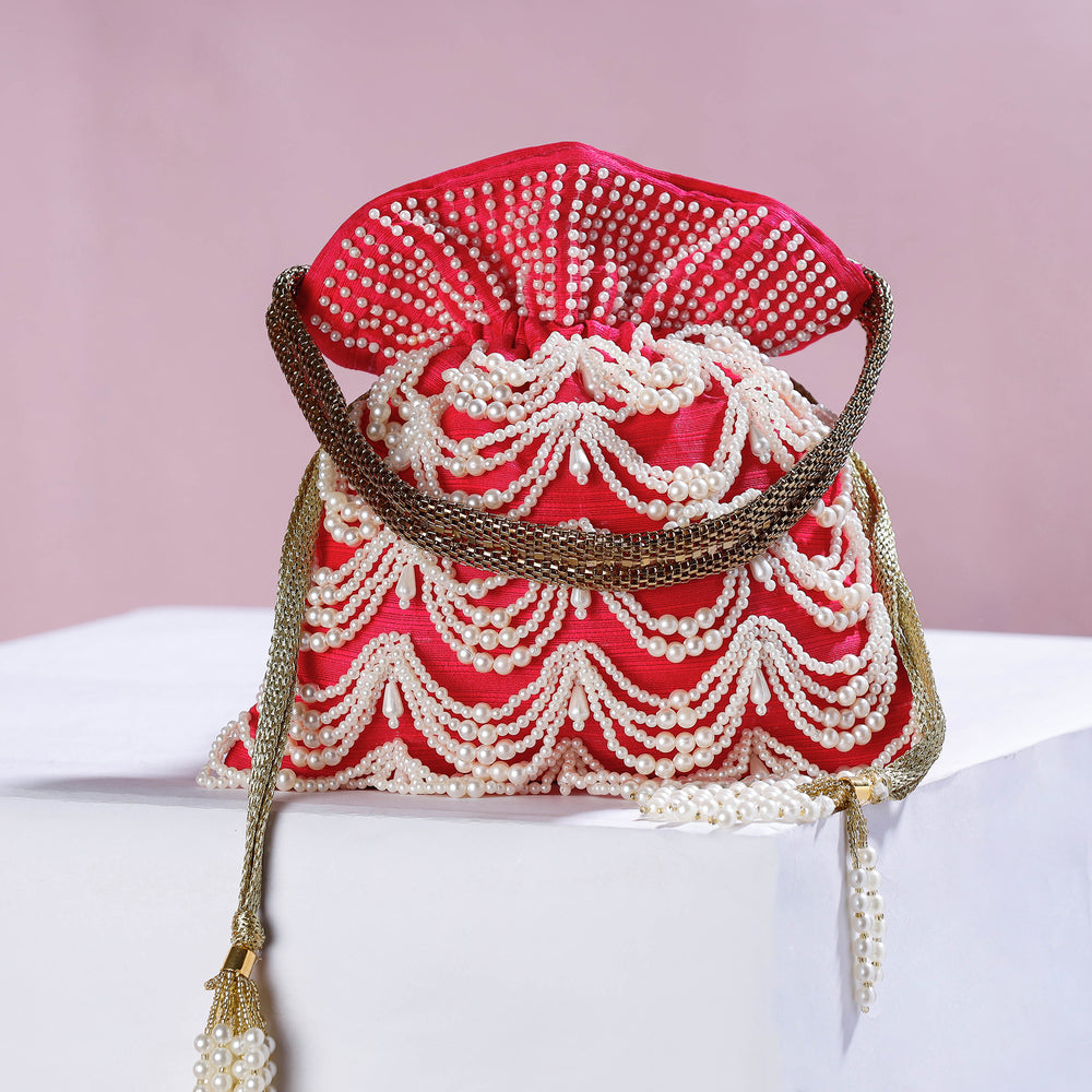 beadwork potli bag 