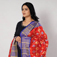 pochampally ikat silk dupatta