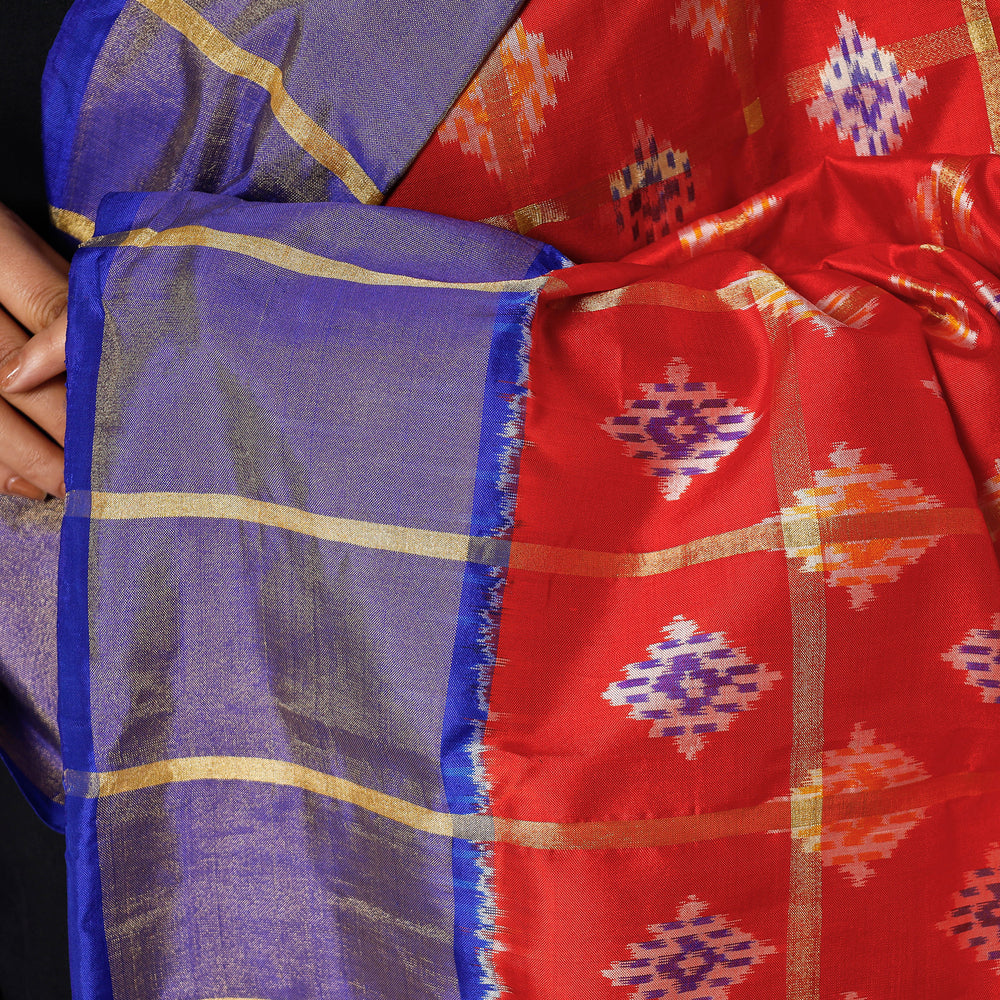 pochampally ikat silk dupatta