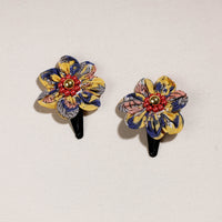 Flower Handmade Tik-Tak Hair Clip (set of 2)