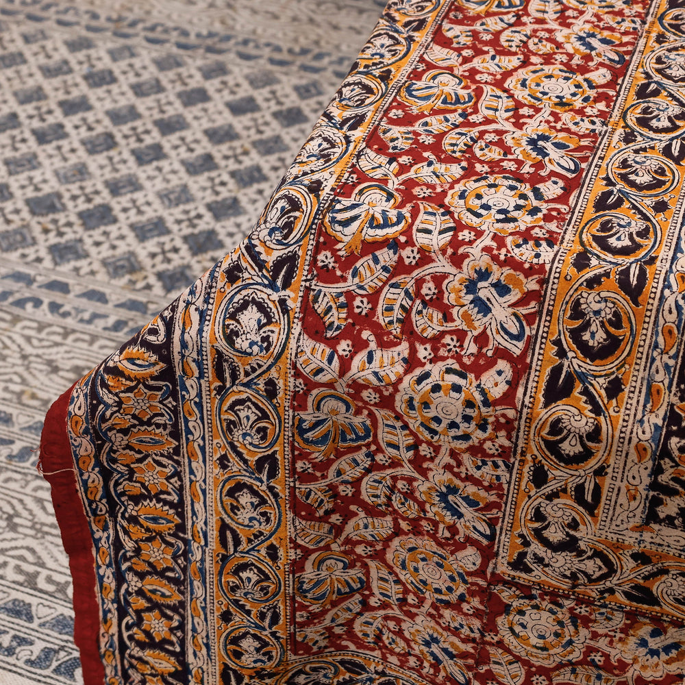 kalamkari double bed cover set