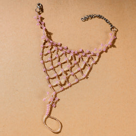 Buy Hapur Flower Beadwork Ring Bracelet by Aagaz Online at iTokri.com