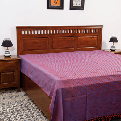 plain double bed cover