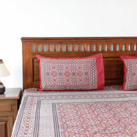 ajrakh double bed cover set