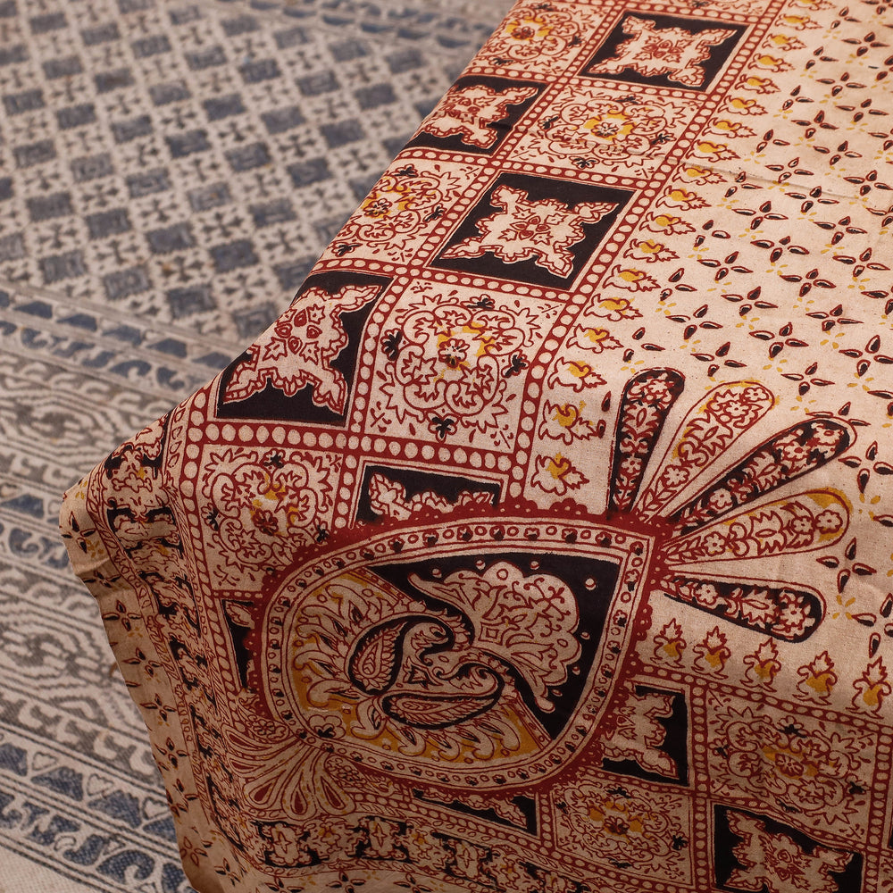 kalamkari single bed cover