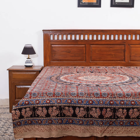 kalamkari single bed cover