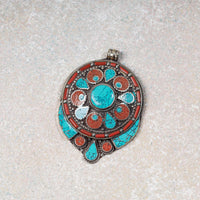 Ethnic Tribal Tibetan Necklace Pendant from Himalayas