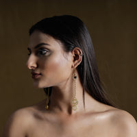 Brass Metal Handcrafted Dokra Earrings