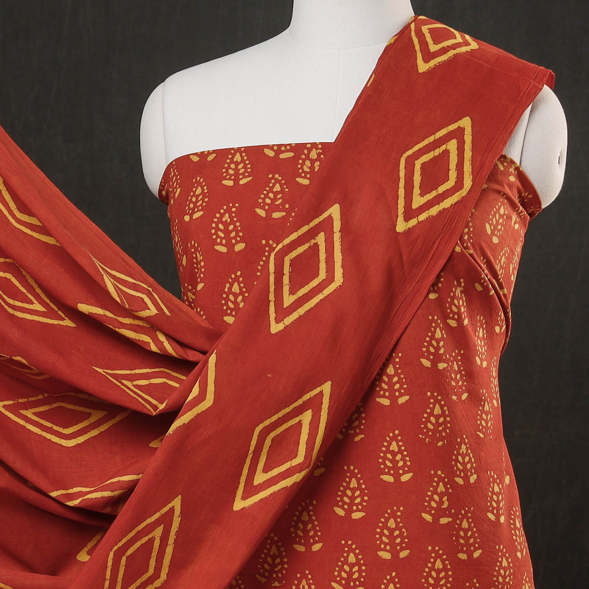 Pipad Print Dress Material – Premium 3pc Cotton Set