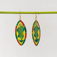 Manjusha Handpainted Clay Earrings
