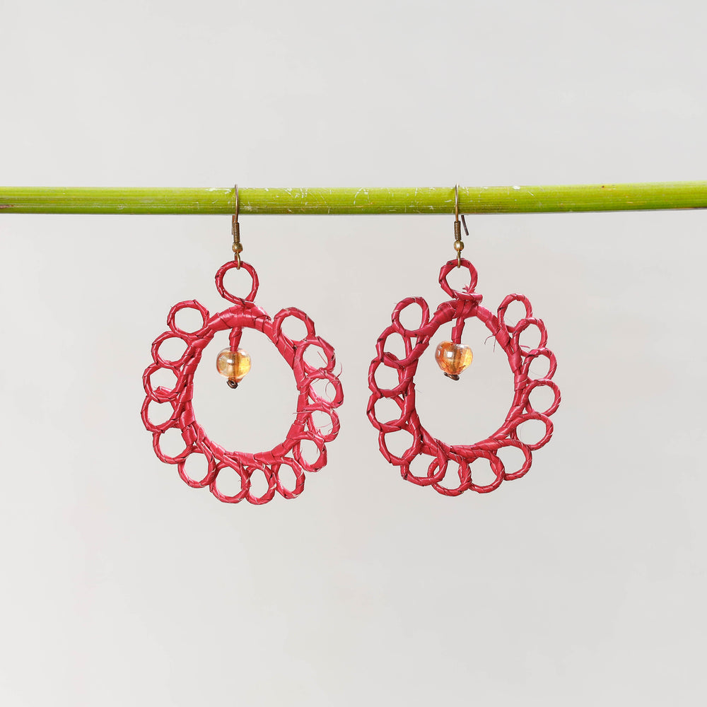 sikki grass earrings