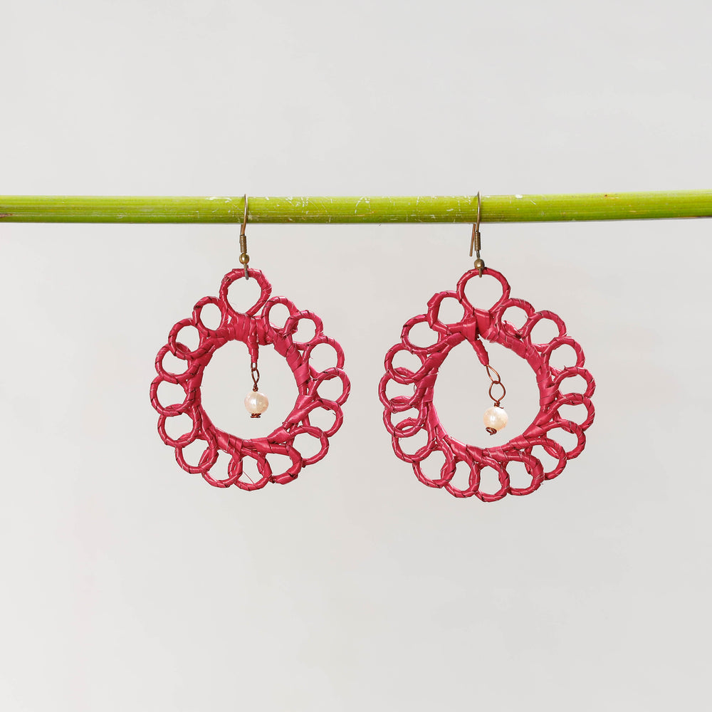 sikki grass earrings