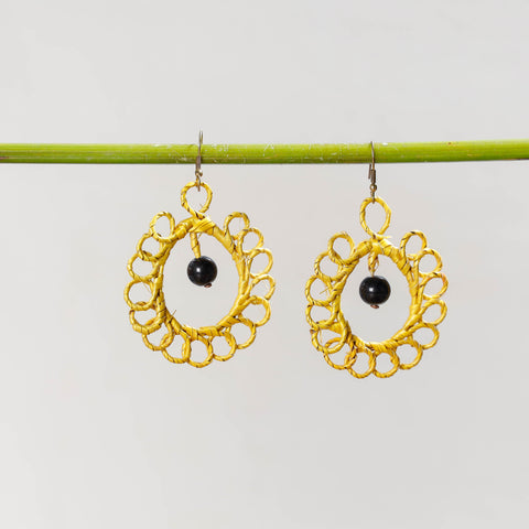 sikki grass earrings