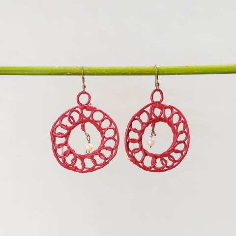 sikki grass earrings