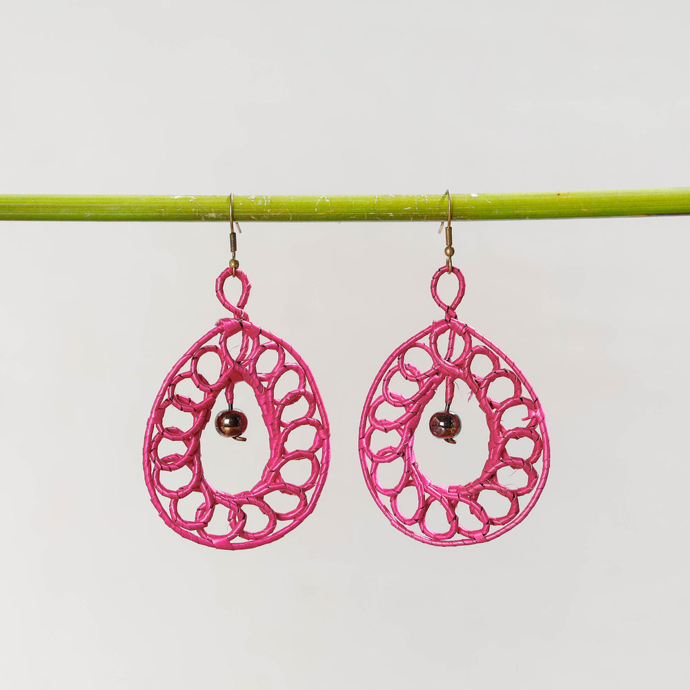 sikki grass earrings