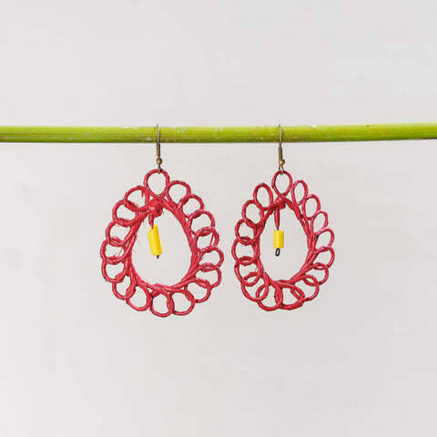 sikki grass earrings