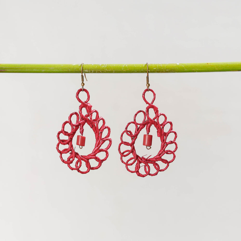 sikki grass earrings