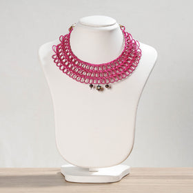  Hand Braided Natural Sikki Grass Necklace Online at iTokri.com