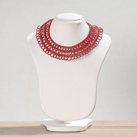  Hand Braided Natural Sikki Grass Necklace 