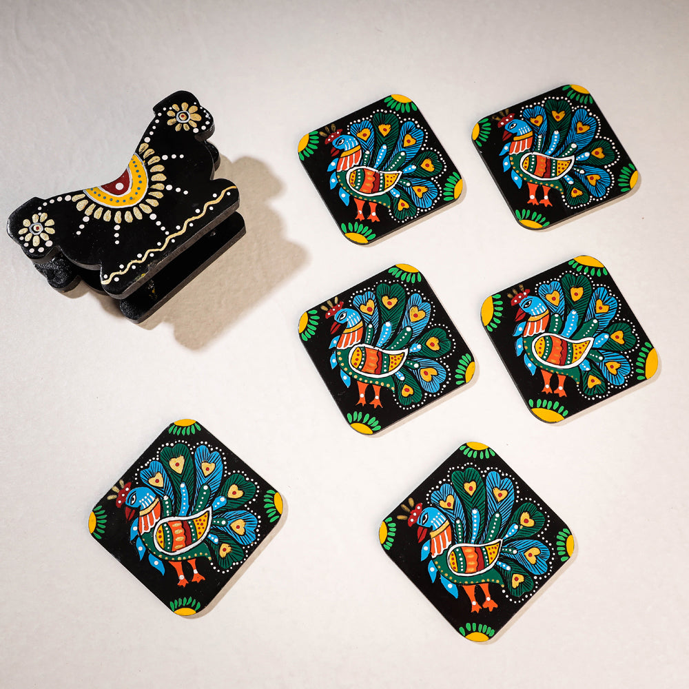 Handpainted Wooden Coasters