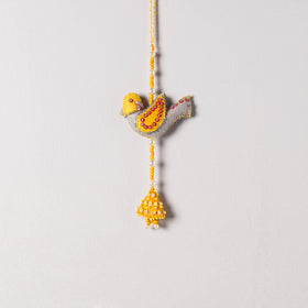  Buy Bird - Handmade Felt & Beadwork Wall Hanging 