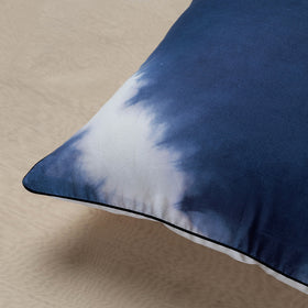 Shibori Cushion Cover - Buy Tie & Dye Cotton Blue Pillow Cover Online | iTokri
