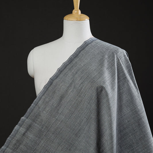 Grey Original Mangalagiri Handloom Cotton Fabric