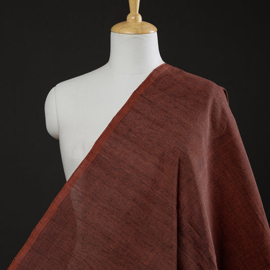 Brown Original Mangalagiri Handloom Cotton Fabric