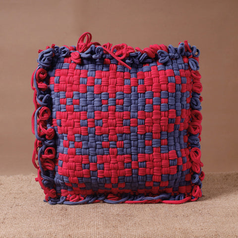 Handwoven Upcycled Cushion Cover