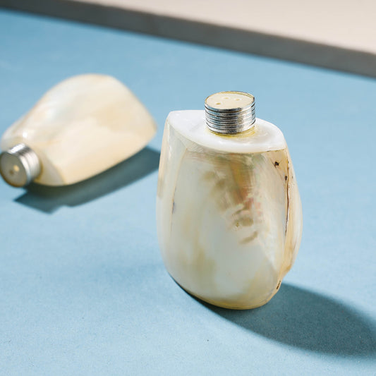 Handcrafted Seashell Salt & Pepper Shaker (Set of 2)