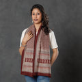  Bagh Block Printed Natural Dyed Woolen Muffler (61 in) 