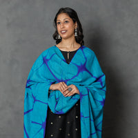 shibori woolen shawl 