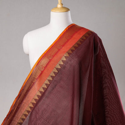 Kanchipuram Cotton Fabric with Thread Border