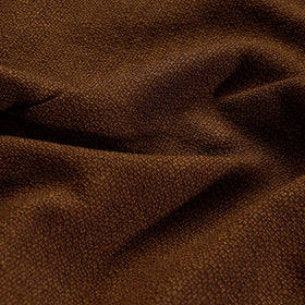 Brown - Kumaun Handwoven Pure Merino Woolen Fabric
