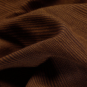 Brown - Kumaun Handwoven Pure Merino Woolen Fabric