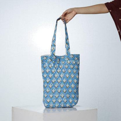 Handcrafted Quilted Sanganeri Block Printed Shoulder Bag