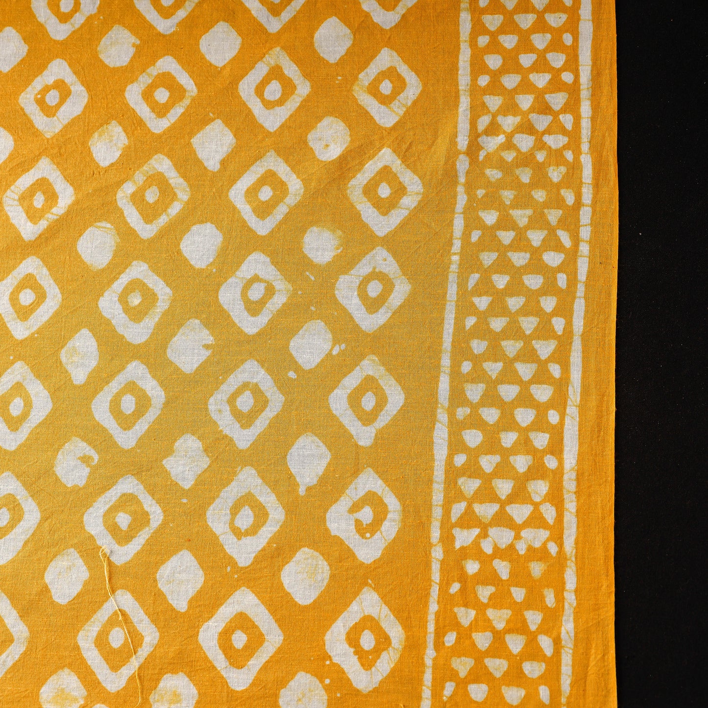 Yellow - Hand Batik Printing Cotton Fabric