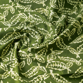 Green - Hand Batik Printing Cotton Fabric