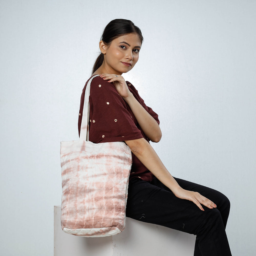 shibori shoulder bag